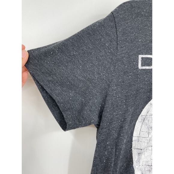 Star Wars Womens Gray Death Star Tee Shirt Short Sleeve T-Shirt Size Medium - Picture 5 of 10